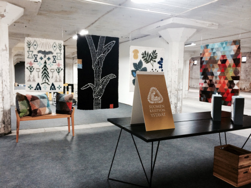 Sisustussuunnittelu Käsityön Ystävien messustandi Design Week 092015